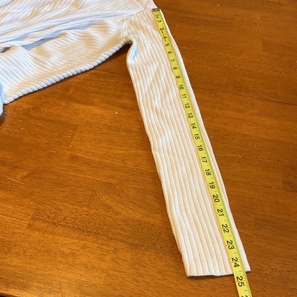 Athleta Womens Sz XS White Solstice Wrap Open Cardigan Merino Wool Blend Sweater - Picture 14 of 14